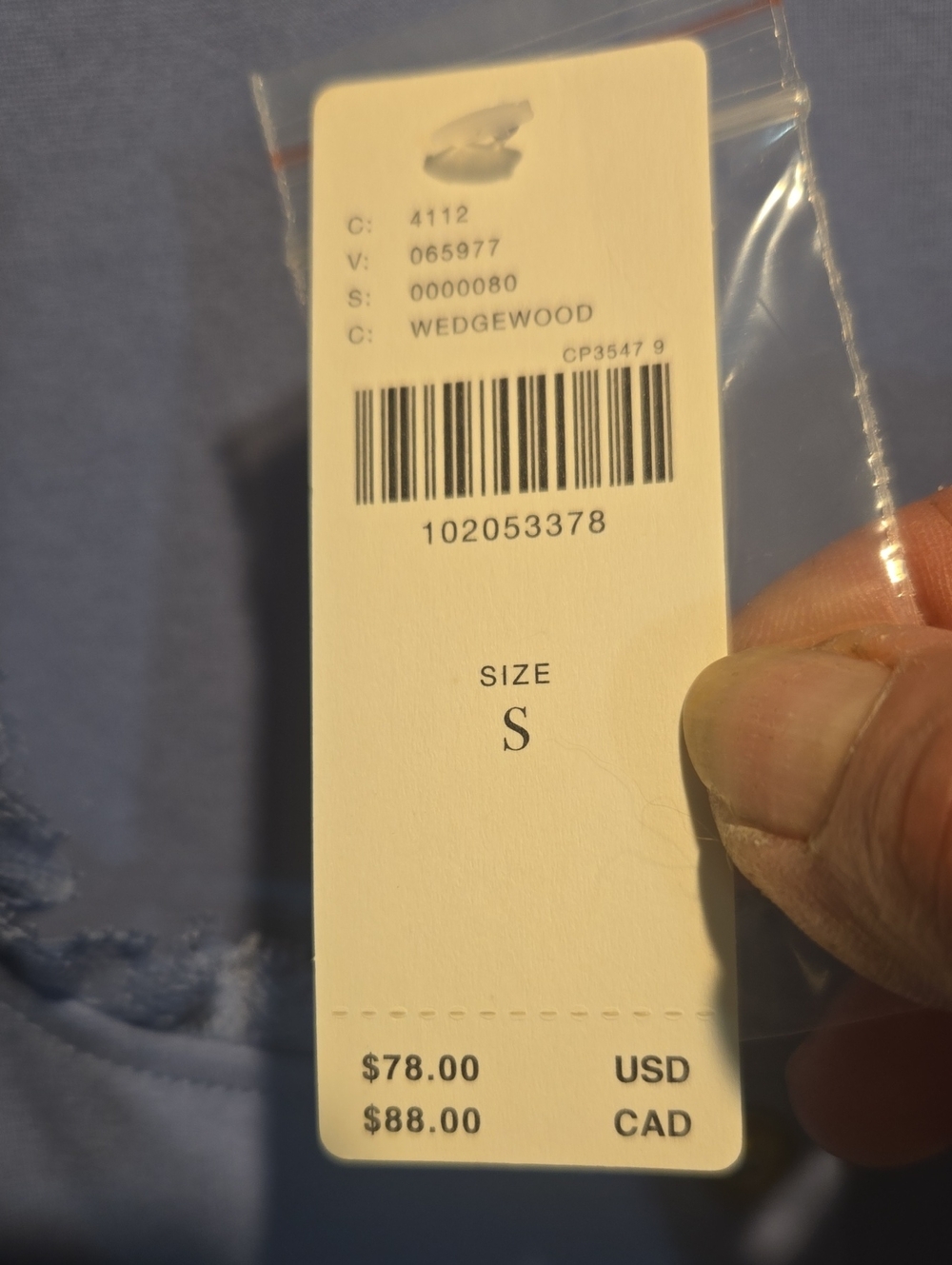 NWT Maeve Light Blue Blouse, Size Small - Picture 6 of 8